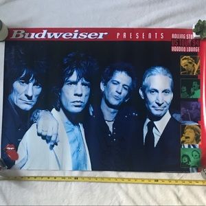 ✭ Vintage Rolling Stones Poster ✭